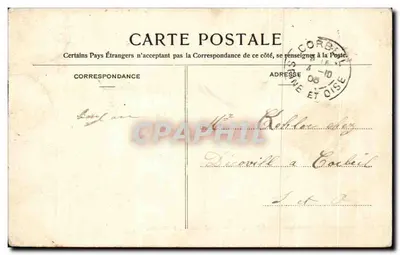 Toul — O Grande Ponte sobre a Mosela — Edição Oury-Poirot, Plaques Jouglia — Verso