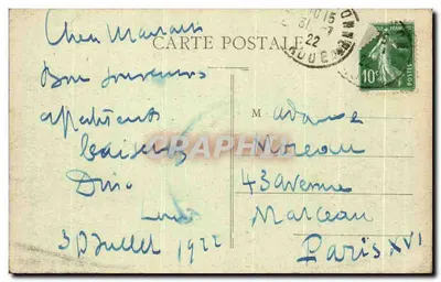 Cidade de Carcassonne — Abside da Igreja de São Nazário — Calès, editor — Verso