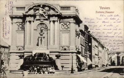Verviers — Fontaine Hauzeur — Série artística No.18, Ed. La Maire