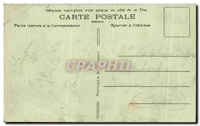 Le Pouliguen — Gruta dos Korigans — A. B. — Verso
