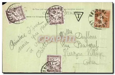 Vendôme - O Loir e a Madeleine — Papeterie H. Chartier, Vendôme, n° 563 — Verso