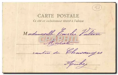 Chalons-sur-Marne — Katedra Ewangelicka — Foto A. René et Cie, n°189 — Rewers