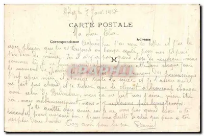 Reims - A Catedral (mon. hist.) — Um dos mais magníficos monumentos de toda a França — editor não visível — Verso