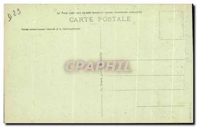 Camaret-sur-Mer — Rochas onduladas na Ponta de Penhir — editor Doaré, n° 874 — Verso