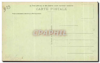 Camaret-sur-Mer — Ponta de Penhir, os Tas de Pois vistos da Salle Verte (Petit Dahouët, Penglaz, la Fourche e Bern-id) — Verso