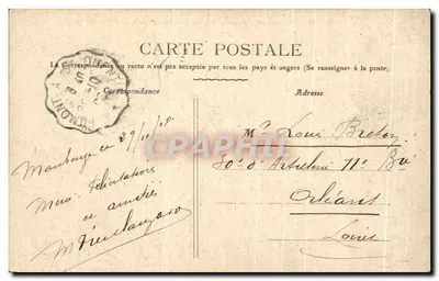 Maubeuge — Monumento comemorativo da Batalha de Wattignies — L. S., edição Hautmont — Verso