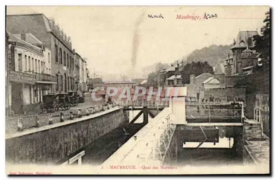 Maubeuge - Quai dos Nerviens — Impr. Iabzorge, Maubeuge, n°2