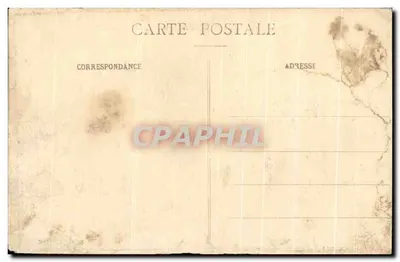 Tarjeta postal antigua Berck Plage Hospital Marítimo Vista general — Reverso