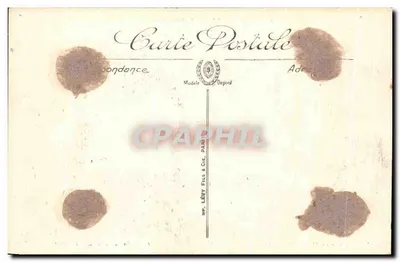 Arras antes do bombardeio — Velhas Casas — Edição Au Pacha, 8, Rue Ernestale — Verso