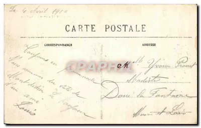 Bougainville (Somme) — Postamt — H. Ledon, Verlag Amouroux — Rückseite