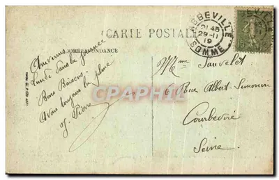Abbeville — Plac Admirała Courbetta i Kościół św. Vulfrana — LL — Rewers