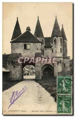 LONGPONT (Aisne) — Antiga Porta, exterior