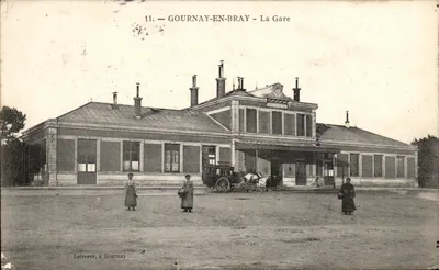Gournay-en-Bray — A Estação — Letresor, em Gournay