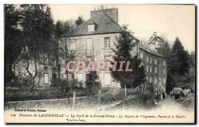 Ambiente de LANDERNEAU — A Floresta da Grande-Palud — A Casa do Engenheiro Pierre e a Moinha — Artlaud e Nozais, Nantes