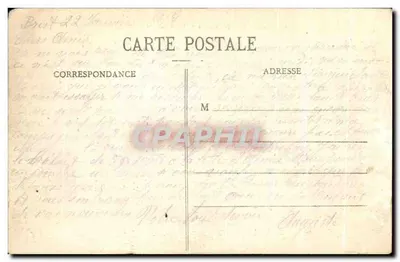 Brest - Avenue Amiral-Reveillère — Panoramablick mit Straßenbahn und Fußgängern — Verleger Brest, Nr. 160 — Rückseite