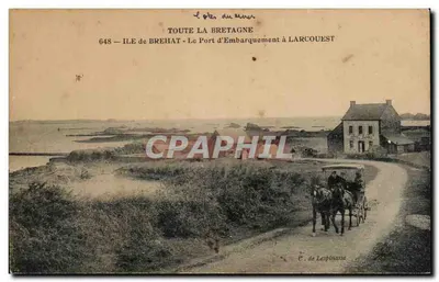 Ile de Brehat — Le Port d'Embarquement à Larcouest — C. de Lespinasse