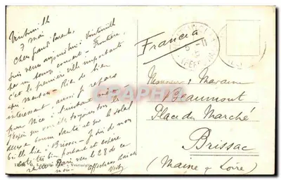 Ventimiglia - Corso Principe Amedeo — vista de uma promenade arborizada com palmeiras e pedestres — Verso