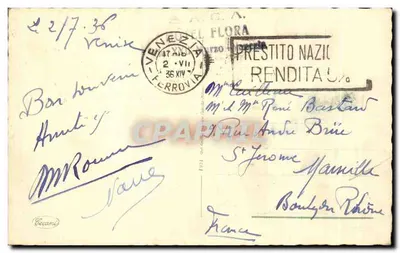 Venedig - Piazzetta San Marco — Verlag Ecocani, Seriennummer nicht sichtbar — Rückseite