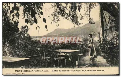 Ventimiglia-Grimaldi — Hotel Ristorante Garibaldi, Claudina (Włochy) — Wydawnictwo Giletta, Nice