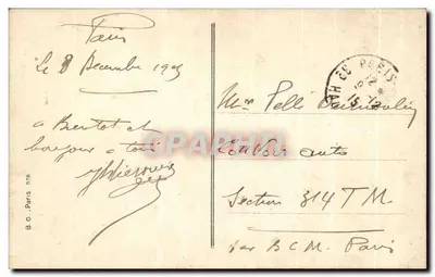 O maquilagem dos olhos — A. Léon Chauvin — B.G. Paris 578 — Verso