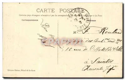 Enghien-les-Bains - Quiosco Chino — Edición Dehen, Hotel de la Gare — Reverso