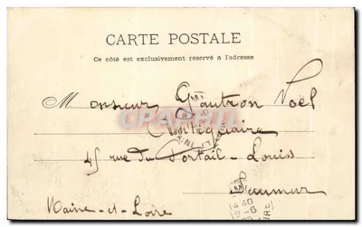 Fontainebleau-Barbizon — Plateau de la Caverne — A. Siron, fot.-édit., Barbizon (Série 162) — Verso