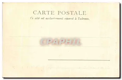 Zamek i Statua Thiersa — St. Germain-en-Laye — Wydawca Paris — Rewers