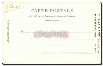 Nanterre — Rue Gambetta — widok ulicy z pieszymi — A. Breger Frères, Phototype — Rewers
