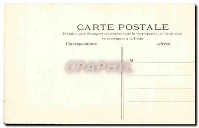 Palácio de Versalhes — Um canto da Cour d'Honneur — Editor não identificado, n°4 — Verso
