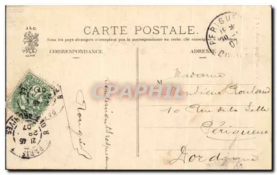 Monumento da República — Paris — J. L. C. n°177 — Verso