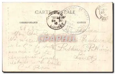 Chatillon-sur-Seine — Vestígio do castelo dos Duques de Borgonha — Torre de Gissey (século XIII) — G. Parisot, fot.-editor, Châtillon-sur-Seine — Verso