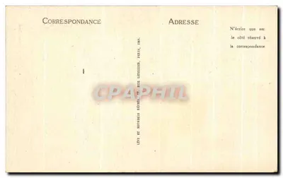 GIEN (Loiret) — Rue Gambetta — Vieja casa — Reverso