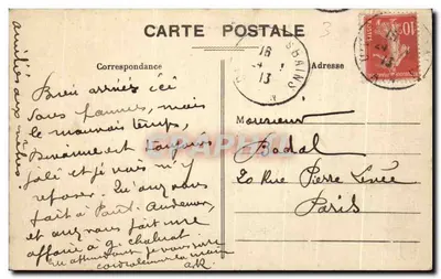 Zamek Ménessaire — Côte-d'Or — L. P., wydawca — Rewers