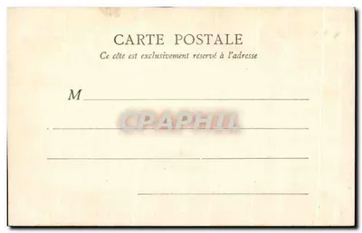 Kasteel van Chantilly — Kamer van Monsieur le Prince — B. F., Parijs — Achterkant