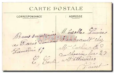 Boulogne-sur-Mer — Ai piedi delle dighe a marea bassa — editore sconosciuto, n° 57 — Verso