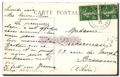 O Porto, Pornic (Loire-Inf.) — vista tirada da Promenade de Gourmalon — Coleção F. Chapeau, Nantes — Verso