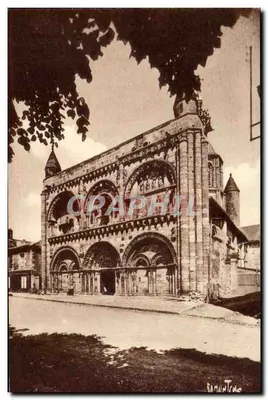 Civray (Vienne) — Église Saint-Nicolas — Portail du XIIe siècle
