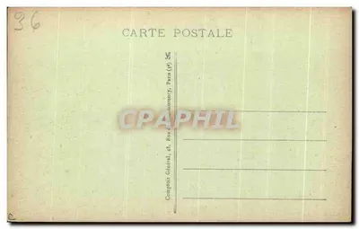 Éguzon — Vista do barragem abaixo e das comportas (margem esquerda) — Comptoir Général, 48, Rue de Montmorency, Paris (3e) — Verso