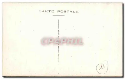 Cidade de Carcassonne — Os Machicoulis - A Porta do Sénéchal — Impressora H. Hébert, Toulouse — Verso