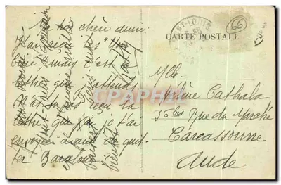 Pirineus-Orientais — Lago longo (alt. 2.000 m) e o Carlite — série 408 — Verso