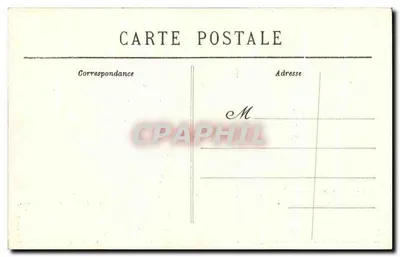 Ancy-le-Franc — Zamek, widok z przodu — Kolekcja J. D. Sens — Rewers