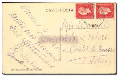 Ornans — Widok z dolnej strony — Braun & Cie, nr 2804 — Rewers
