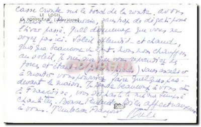 ले लोगिस — ला पोमेरे (डूक्स-सेव्र) — एडिटर: विएर्नार्ड, फोर्टाग्ने — पीछे