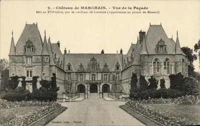 Castelo de Marchais — Vista da Fachada — Barnaud, Laon