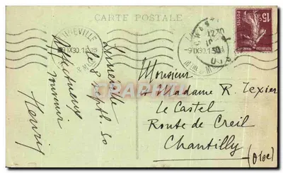 Lunéville no século XVIII — O Castelo, segundo Héré — Quantin, lib. edit., Lunéville — Verso
