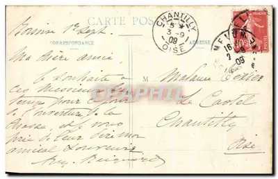MELUN - Castelo de Vaux-le-Vicomte - Lago da Tritonne — Thibault, editora, Melun, n° 57 — Verso
