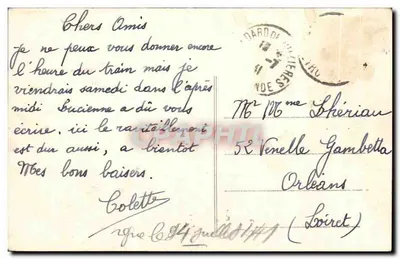 ST-CHRISTOPHE-de-DOUBLE (Gironde) — A Prefeitura — Fot. Combier Macon — Verso