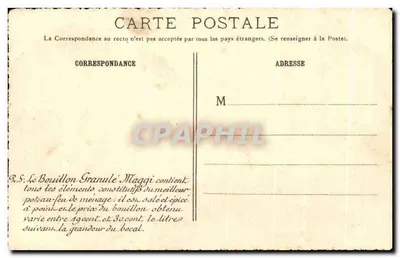 Bourg-sur-Gironde — Porta da Cidade — Fortier e Barotto, Paris, n°84 — Verso