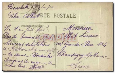Bagnères-de-Bigorre — O Casino — BR 3364 — Verso