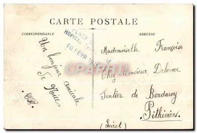 Nice — Plac Masséna — wydawca anonimowy, n° 1686 — Rewers